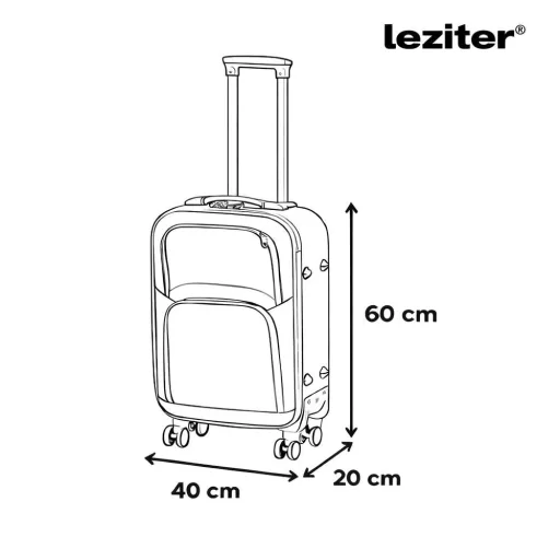 TraveLux Light III gurulós bőrönd szett