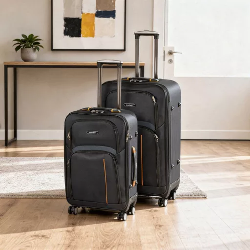 TraveLux Light IV gurulós bőrönd szett