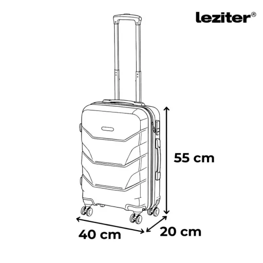 TraveLux Max II gurulós bőrönd szett