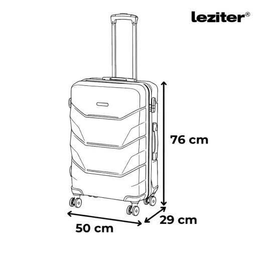 TraveLux Max IV gurulós bőrönd szett