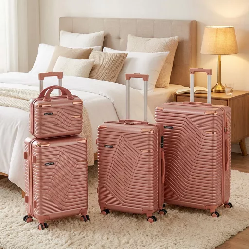 TraveLux Urban XXIV gurulós bőrönd szett