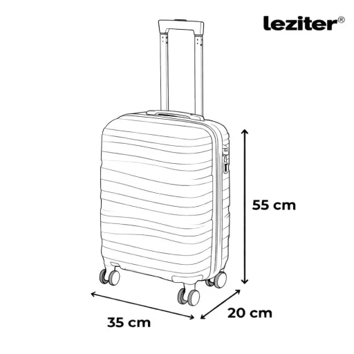 TraveLux Voyager V gurulós bőrönd szett