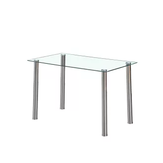 Berna 120 cm szögletes üveg étkezőasztal