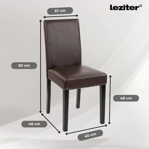 Mira 4+1 étkező garnitúra fehér-barna