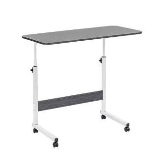 Állítható magasságú laptopasztal 80x40 cm fekete