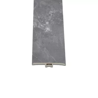   Vinyl SPC padló burkolatváltó Fjord márvány mintás sötét szürke 2400x45x6 mm