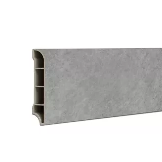 Vinyl SPC padlószegély Harbor beton szürke 2400x60x12 mm