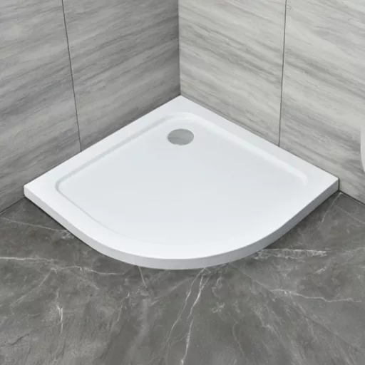 Modena Slim íves alacsony akril zuhanytálca 80x80 cm