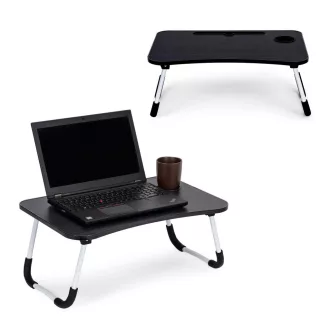 Laptop asztal 60x40 cm fekete