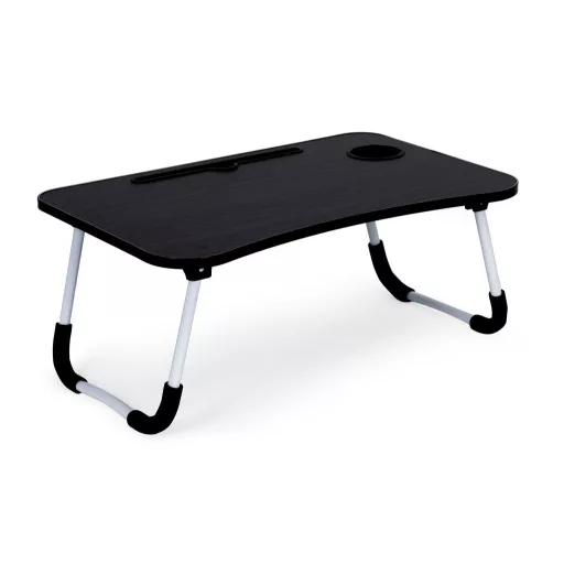 Laptop asztal 60x40 cm fekete