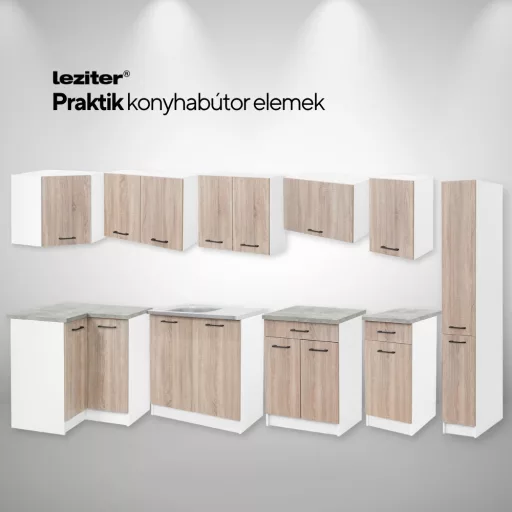 Praktik 270 sarok konyhabútor