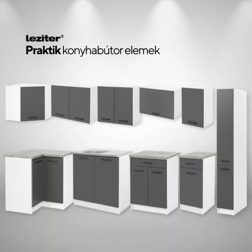 Praktik 360 sarok konyhabútor
