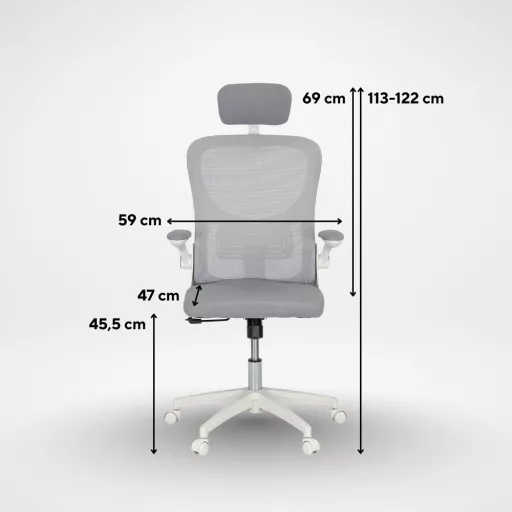 Flexo ergonomikus irodai forgószék deréktámasszal