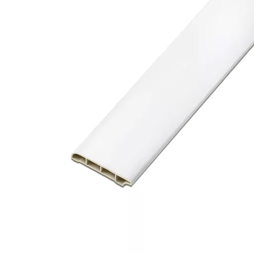 Vinyl SPC padlószegély Snow white 2400x60x12 mm