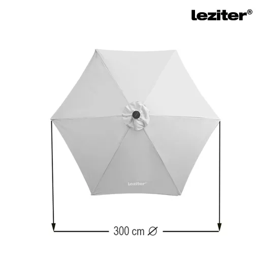Sunny kerti napernyő szürke 300 cm